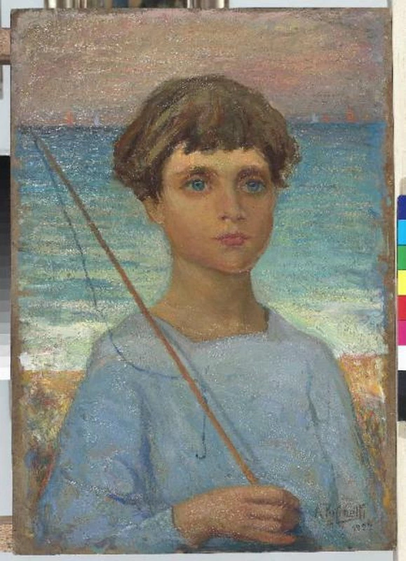  99-Il piccolo pescatore-Sistema Museale Montichiari Musei. Civica Pinacoteca Antonio e Laura Pasinetti 